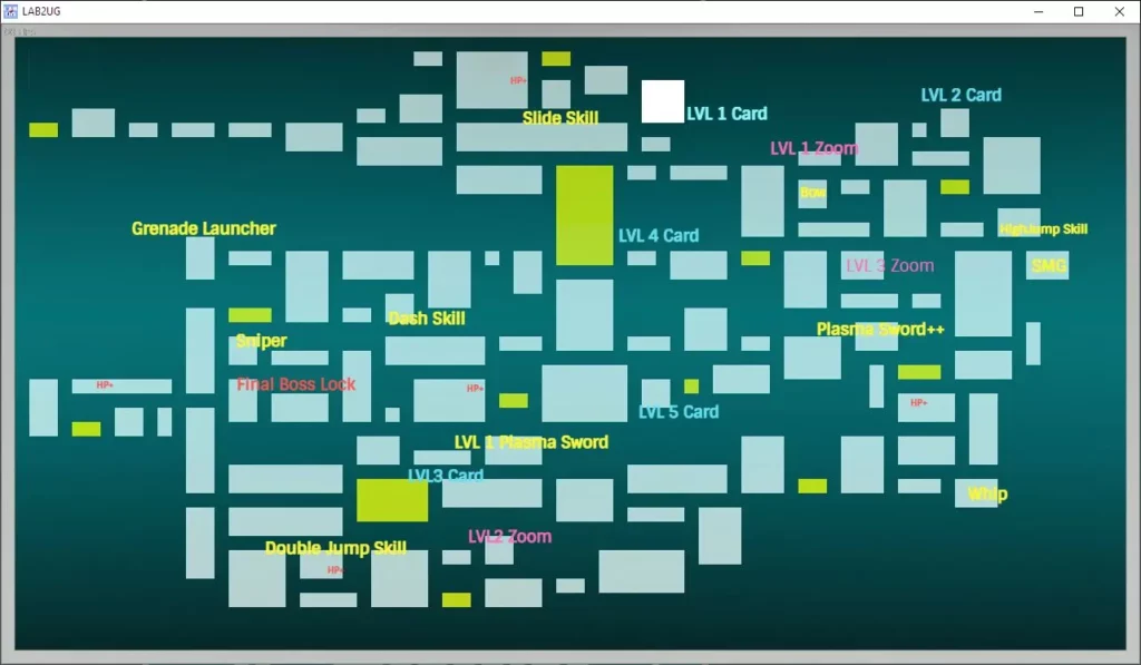 LAB2-UndeR GrounD- Quick Guide (Map, Enemies, Etc)